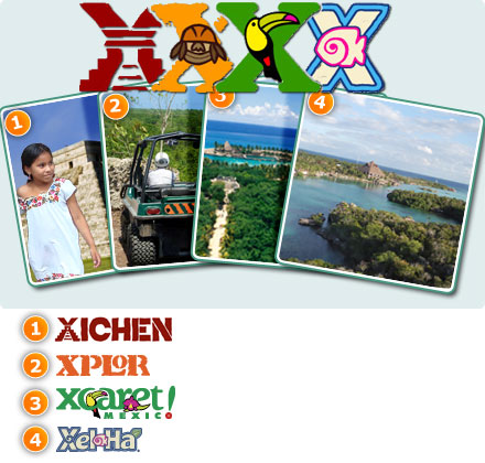 4X Combo: Xplor + Xcaret Plus + Xelha All Inclusive + Xichen