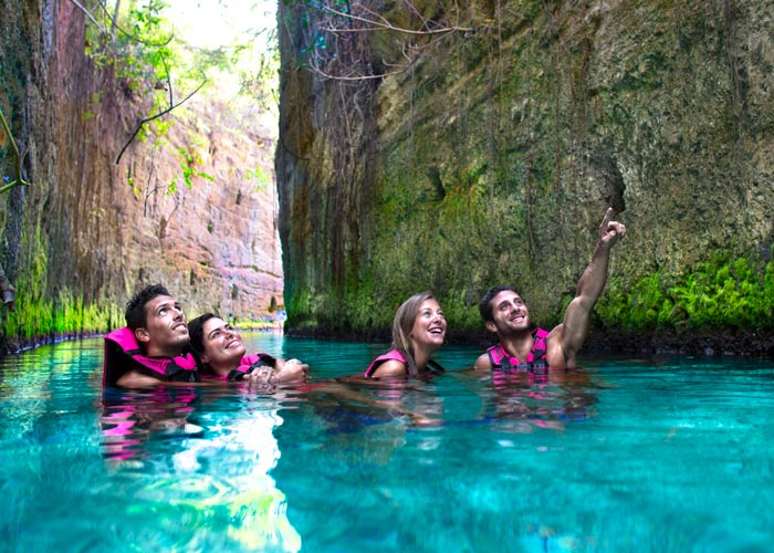 Xcaret Plus + Samba Essential Isla Mujeres Tour