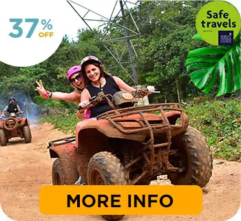 ATV Double Tour + Zip Line + Cenote