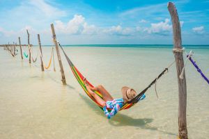 Hammocks in holbox Island