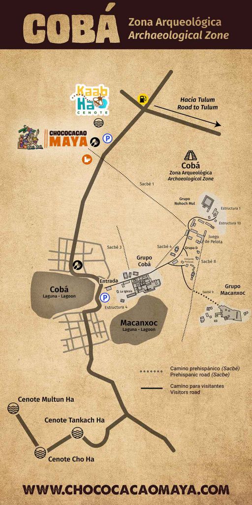 Map of Coba