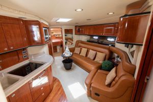 Luxury inside yatch