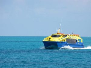 Ultramar´s ferry for maritime transportation in Isla Mujeres and Cozumel