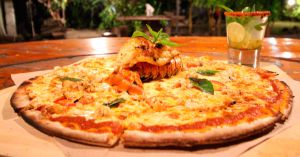 Lobster Pizza from Holbox