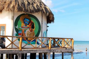 painted walls of holbox