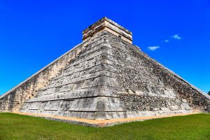 Front of Chichen Itza Pyramid