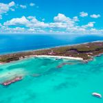 isla contoy mexico aerial