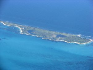 Contoy Island relax aerial view