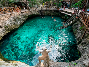 christmas cenotes in cancun