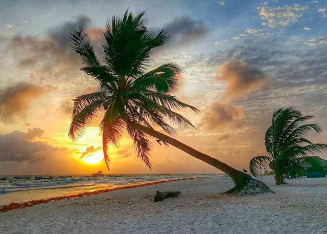 selfie in Playa Paraiso Tulum