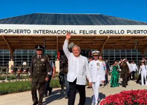 andres-manuel-lopez-obrador-mexican-president-in-the-new-tulum-aiport