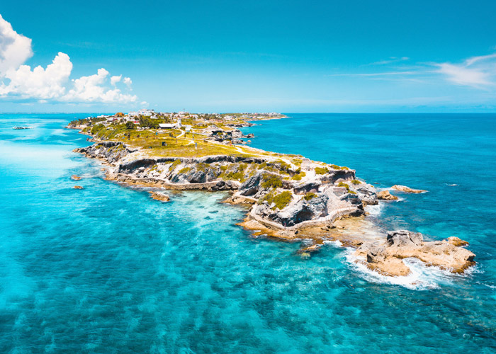 acantilados de isla mujeres